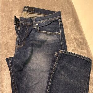 Hudson Jeans Men's Medium/Dark Blue Slim Straight Denim